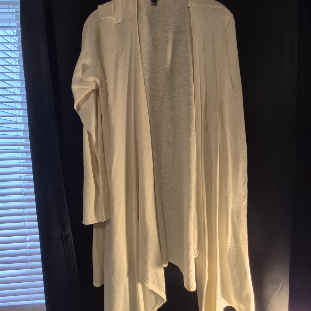Old Navy Cream Open-Front Cardigan